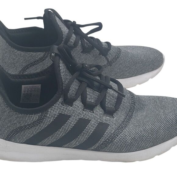 adidas Women's Cloudfoam Pure 2.0 Running Shoes, Black/Black/White Size 10 - Picture 15 of 15